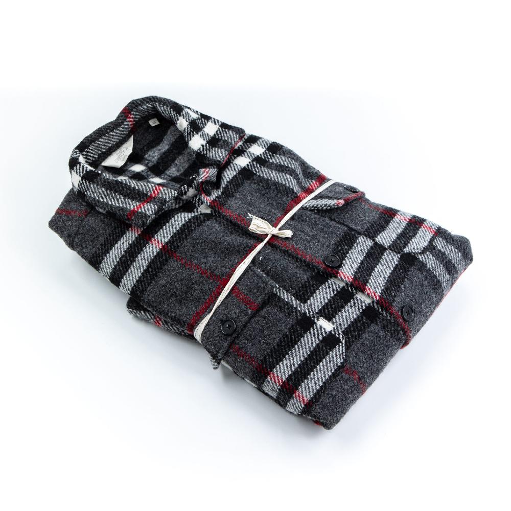 Alessandro Lamura Camicia Overshirt a Quadri – Collo Italiano Vendite Flash