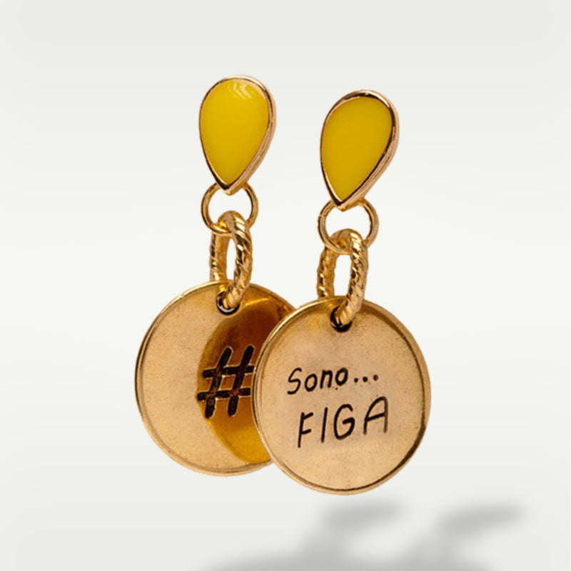 ALMALA ORECCHINO #SENTIMENT | GIALLO Latest fashion