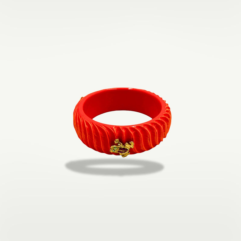 ALMALA BRACCIALE ACETATE FROG | ARANCIONE 2025