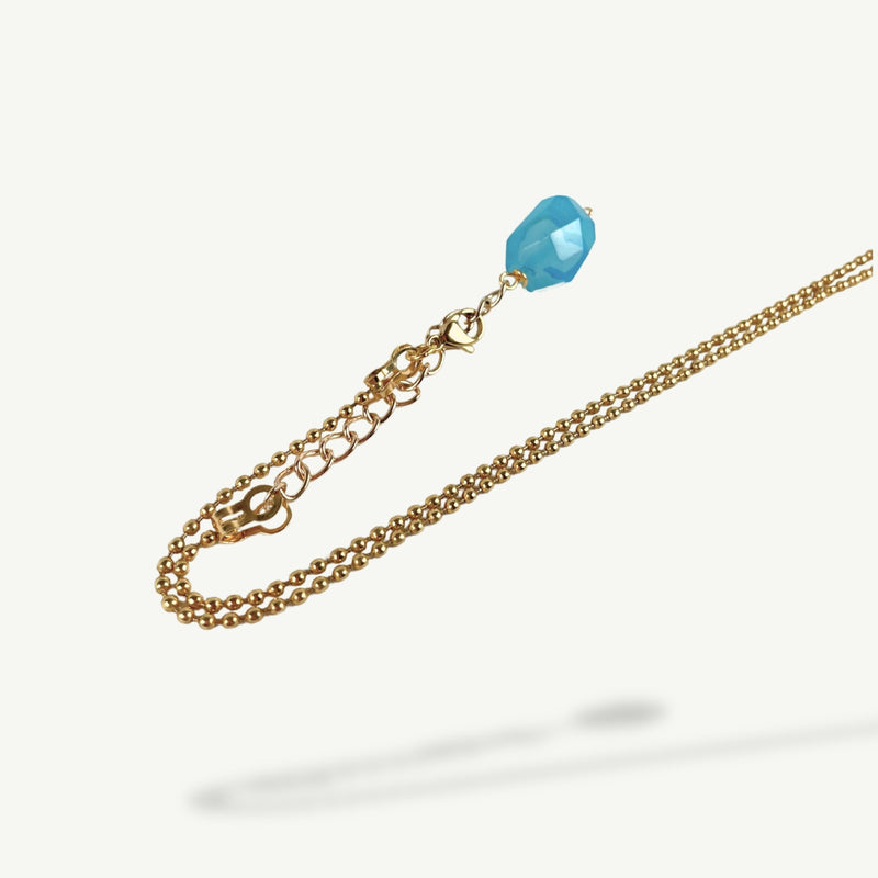 ALMALA COLLANA CUORE STRASS | TURCHESE Bestseller