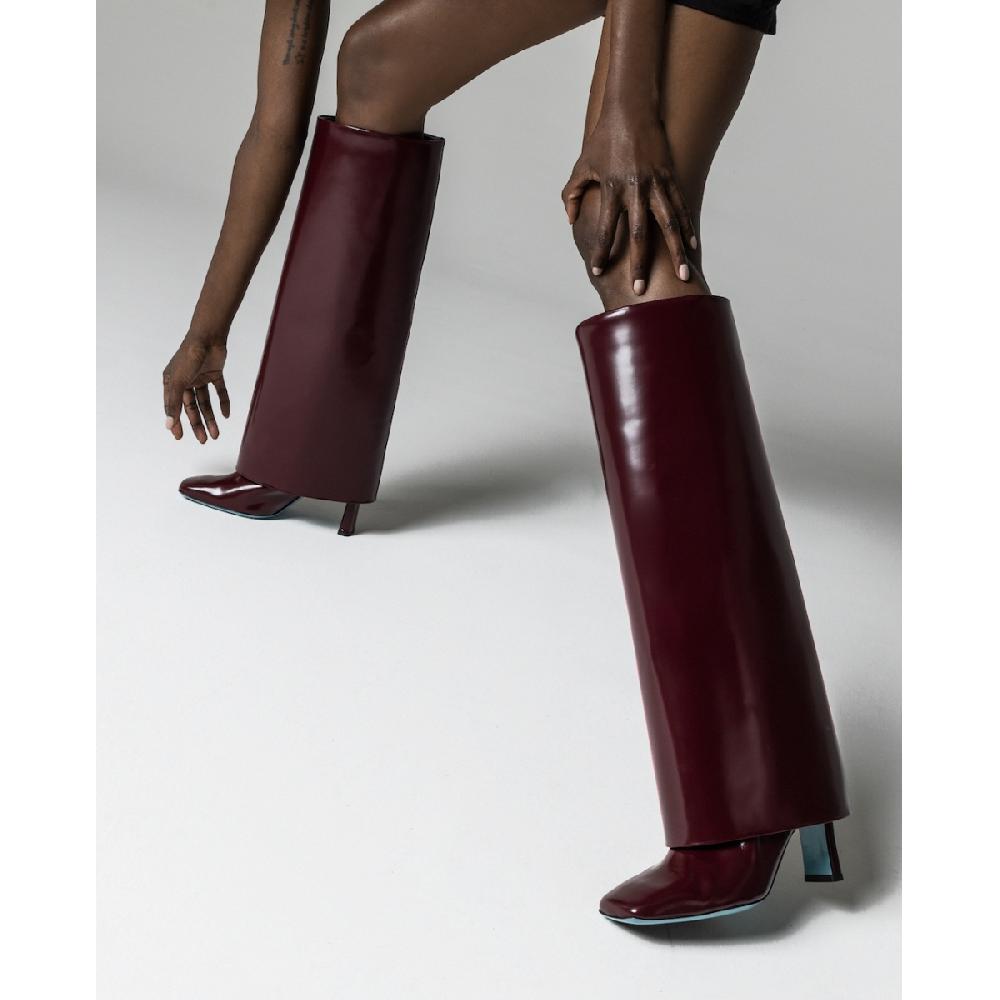 Amalfi by rangoni Stivale Limpida burgundy Pezzi Unici
