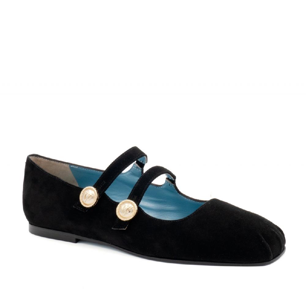 Amalfi by rangoni Ballerina Bambolina nera Offerta