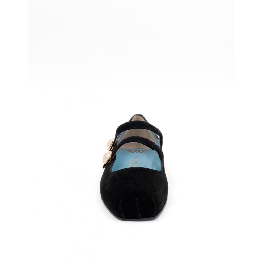 Amalfi by rangoni Ballerina Bambolina nera Offerta