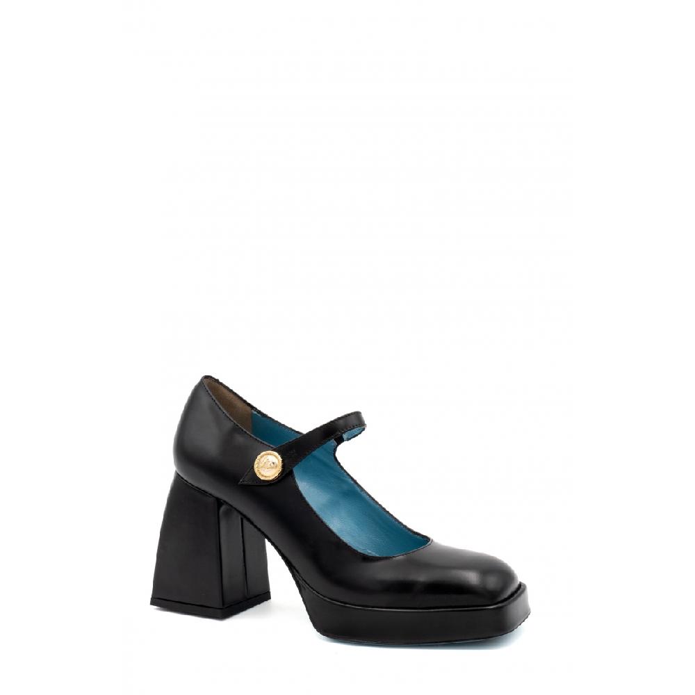 Amalfi by rangoni Scarpe maryjane plateau Piuma nere Saldi