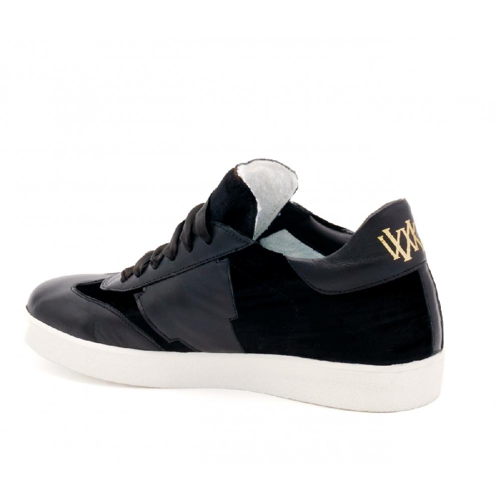 Amalfi by rangoni Sneakers Valetta velluto nero Vendita Calda
