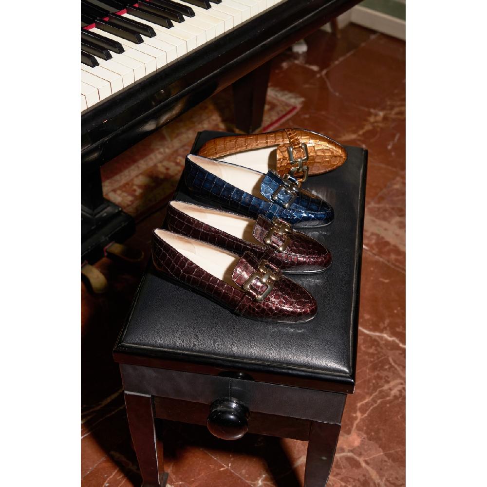 Amalfi by rangoni Mocassino Olimpo blu Promozione