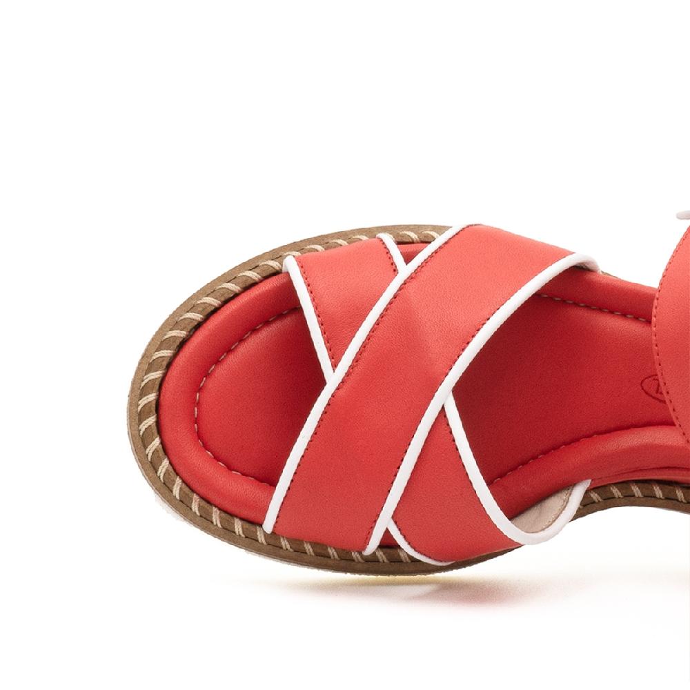 Amalfi by rangoni Sandalo espadrille Montecarlo corallo Offerta