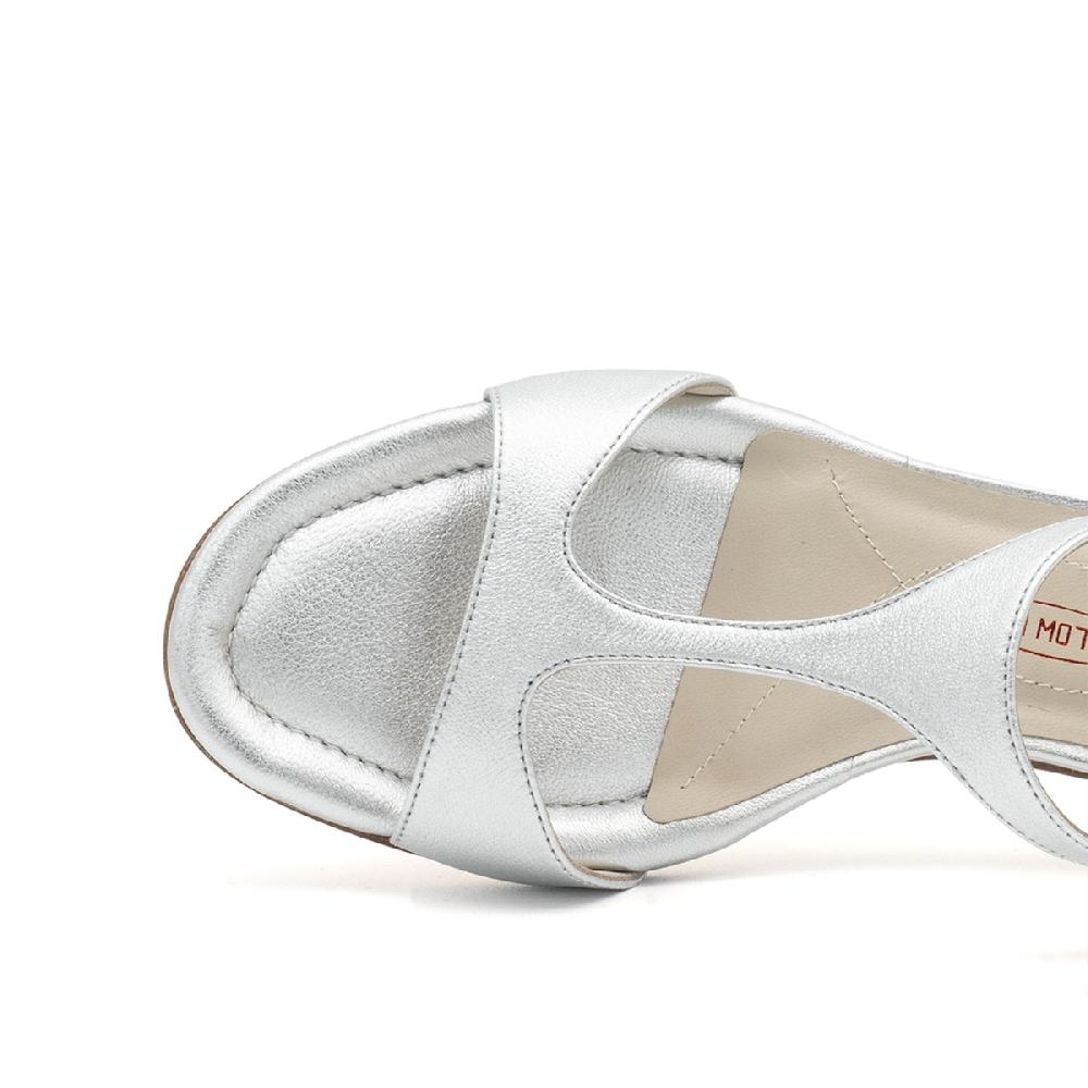 Amalfi by rangoni Sandalo Damasco argento Online