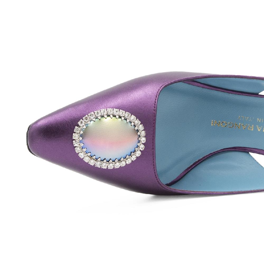 Amalfi by rangoni Décolleté Docile viola Outlet