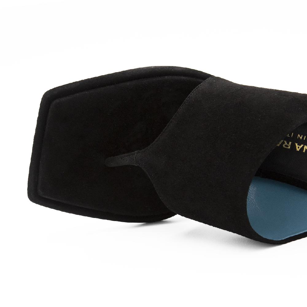 Amalfi by rangoni Mule infradito Desiderio nero Promozione