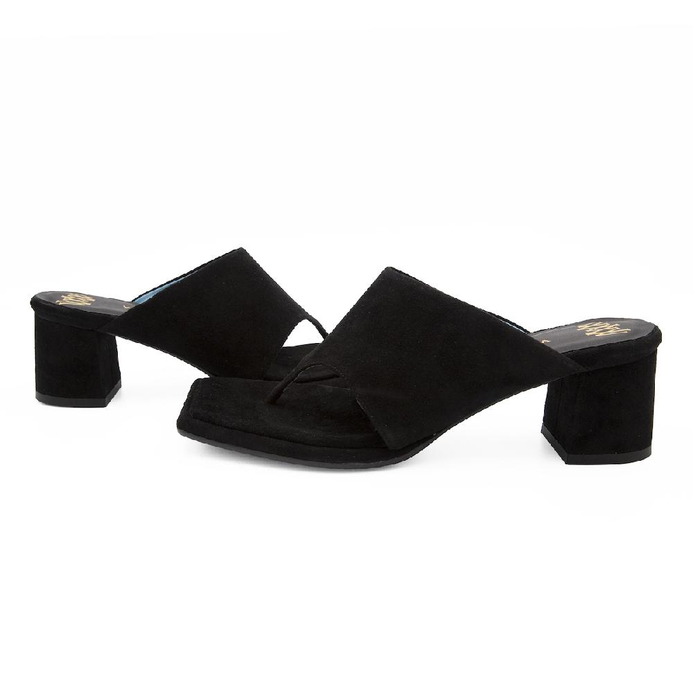 Amalfi by rangoni Mule infradito Desiderio nero Promozione