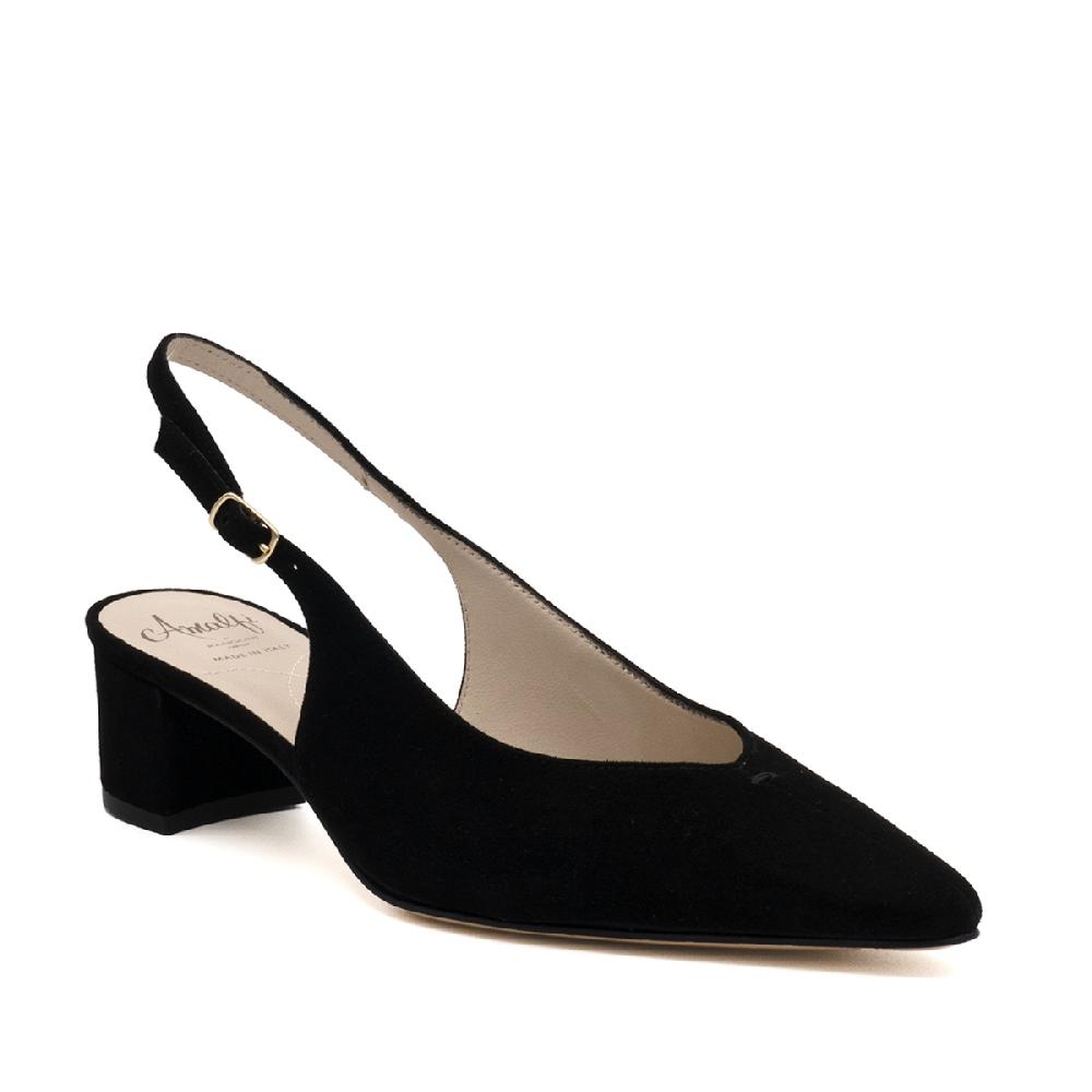 Amalfi by rangoni Slingback Panarea nere Vendita Calda