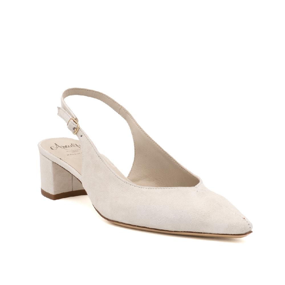 Amalfi by rangoni Slingback Panarea bianche Vendita Economica