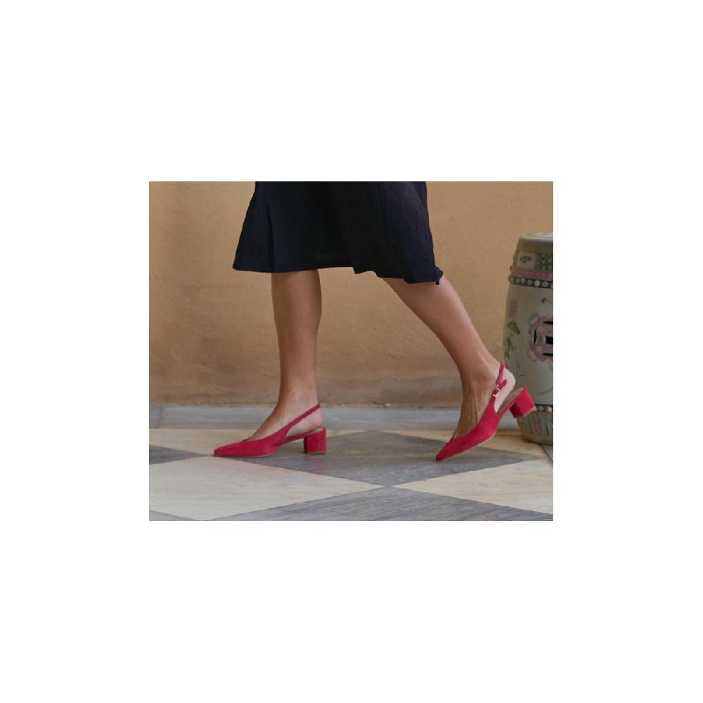 Amalfi by rangoni Slingback Panarea rosse Nuova