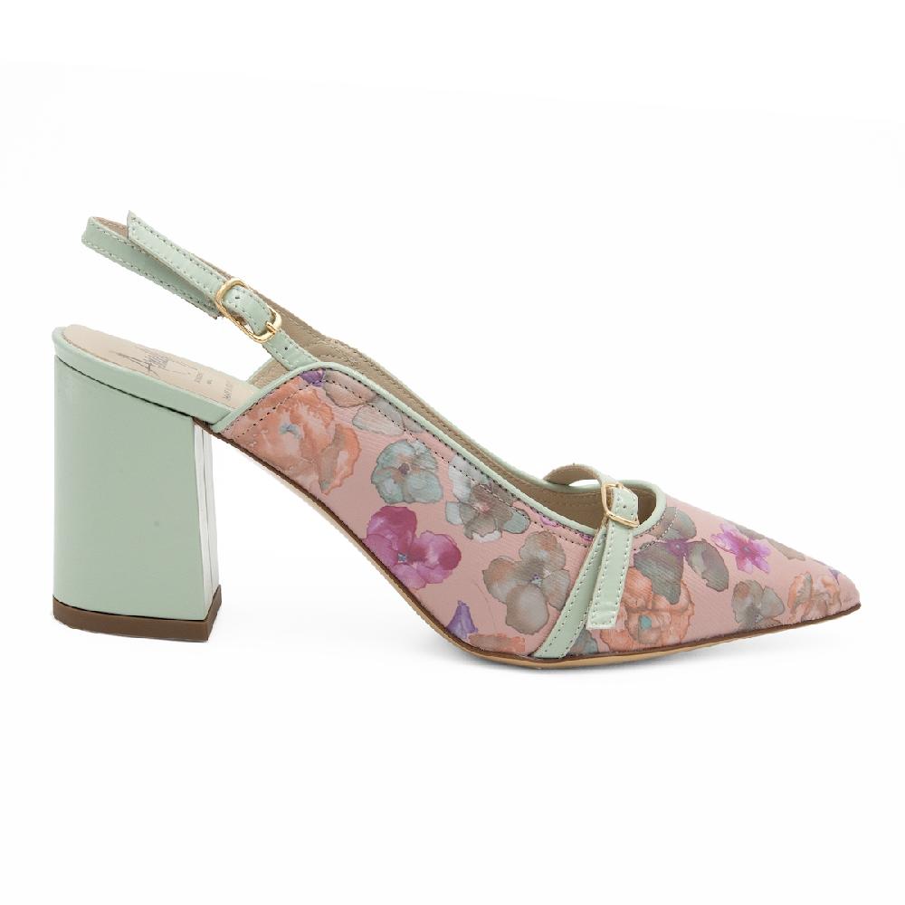 Amalfi by rangoni Décolleté Ibisco verde Novità