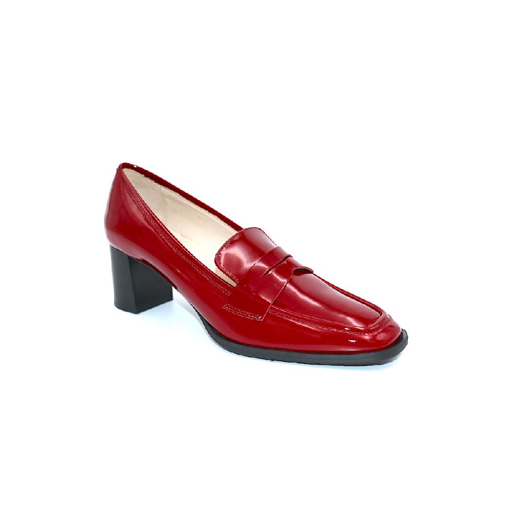 Amalfi by rangoni Mocassino Salvo rosso Vendita Calda