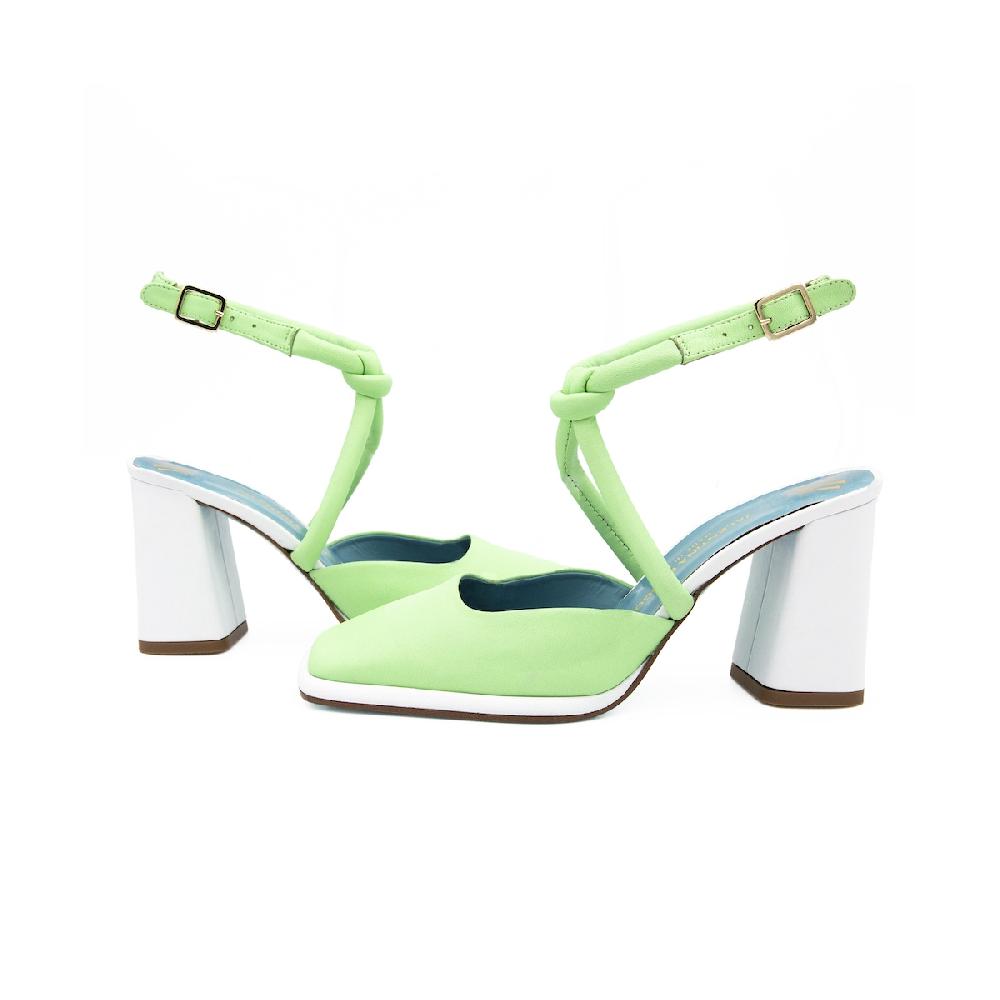 Amalfi by rangoni Décolleté slingback Elba verde Offerte