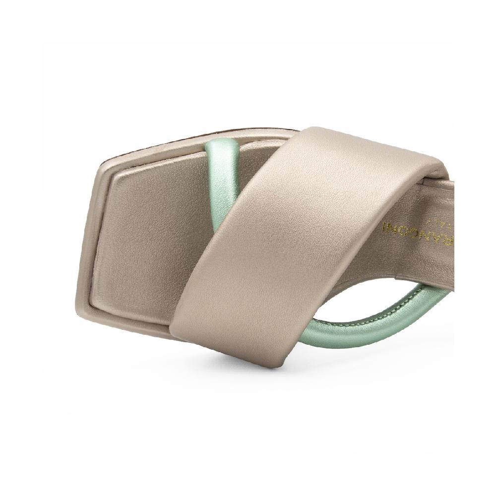 Amalfi by rangoni Mules Darius oro Vendita Calda